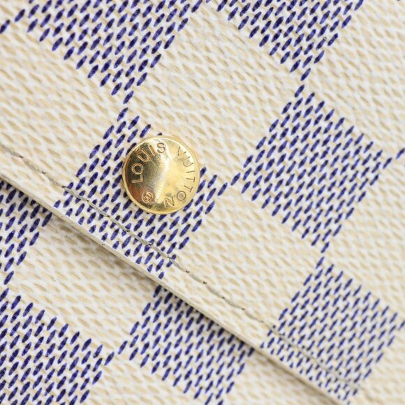 Louis Vuitton Sarah Damier Azur Wallet White - Picture 13 of 15